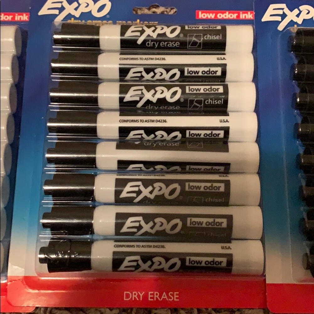 Expo Dry Erase Markers. Count 32